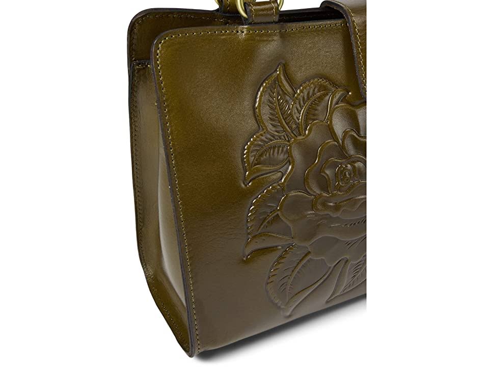 Patricia Nash Rienzo Satchel - Rose Tooled - Soft 8Z_HJCJCC0O