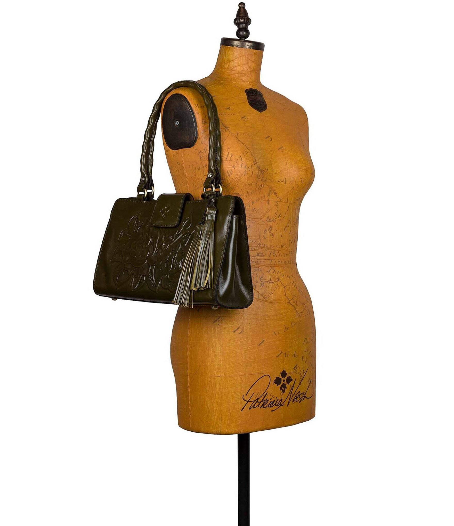 Patricia Nash Rienzo Satchel - Rose Tooled - Soft 8Z_HJCJCC0O