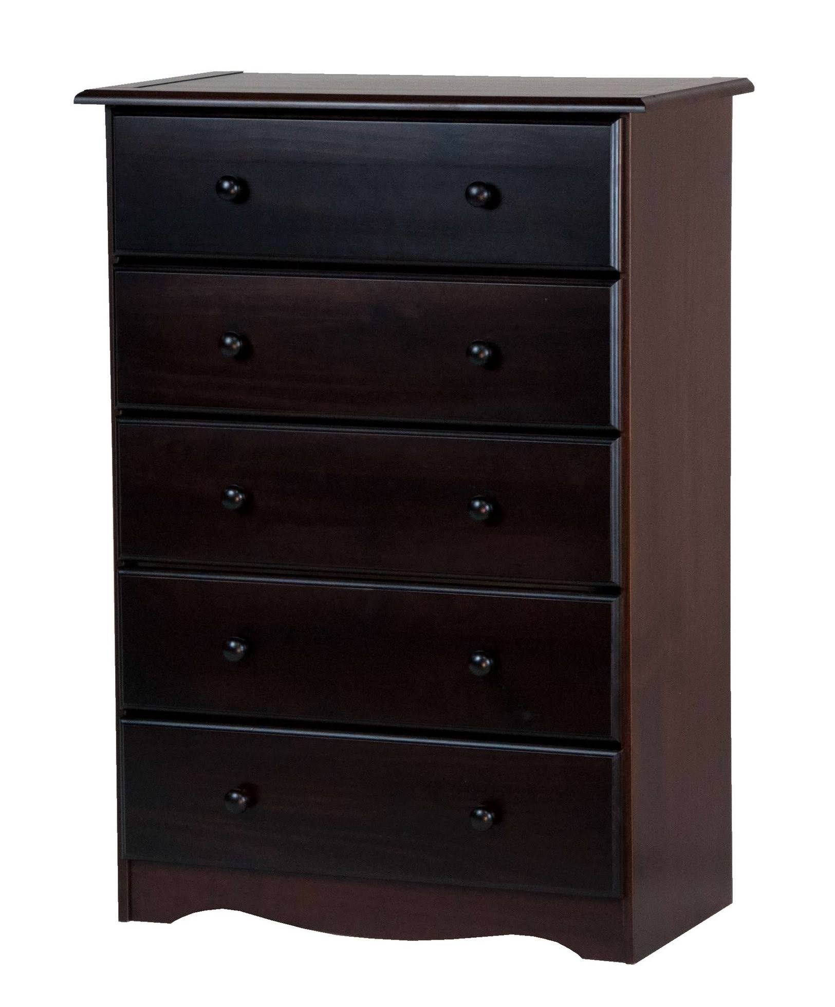 Palace Imports 53102 Mahogany 100% Solid Wood 5-Drawer ZB_F3NDSDGK