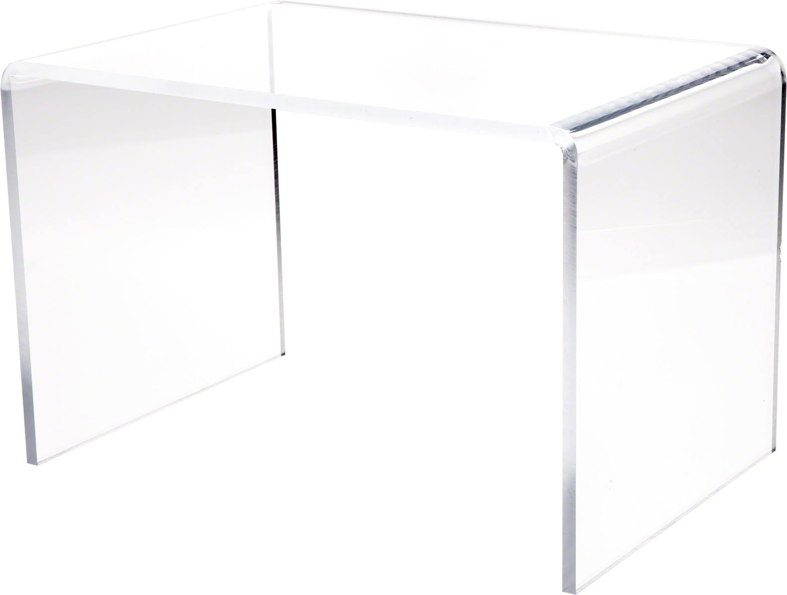 Plymor Clear Acrylic Rectangular Display Riser, 10 Inch Height X 15 Inch Width X 10 Inch Depth (3/8 Inch Thick) 6O_YVM470JW