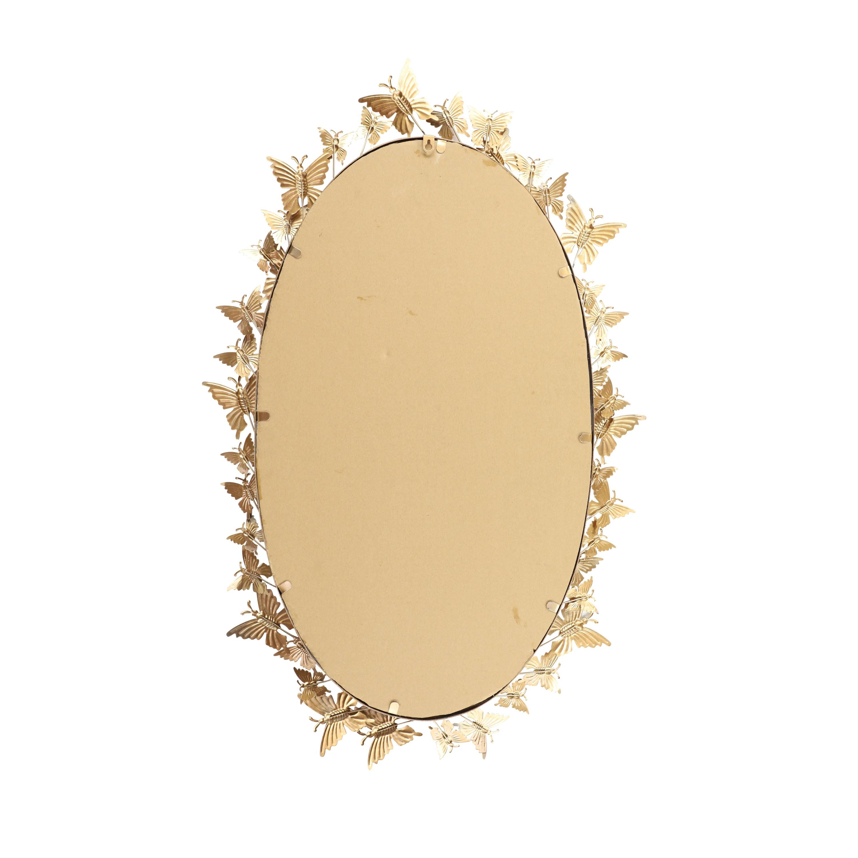 Gold Metal Glam Butterfly Wall Mirror 19 X 5 X OJ_NXXWUVFH