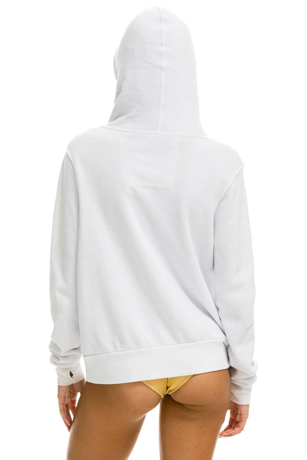 Aviator Nation Ninja Pullover Hoodie White / HD_AYGT6FYN