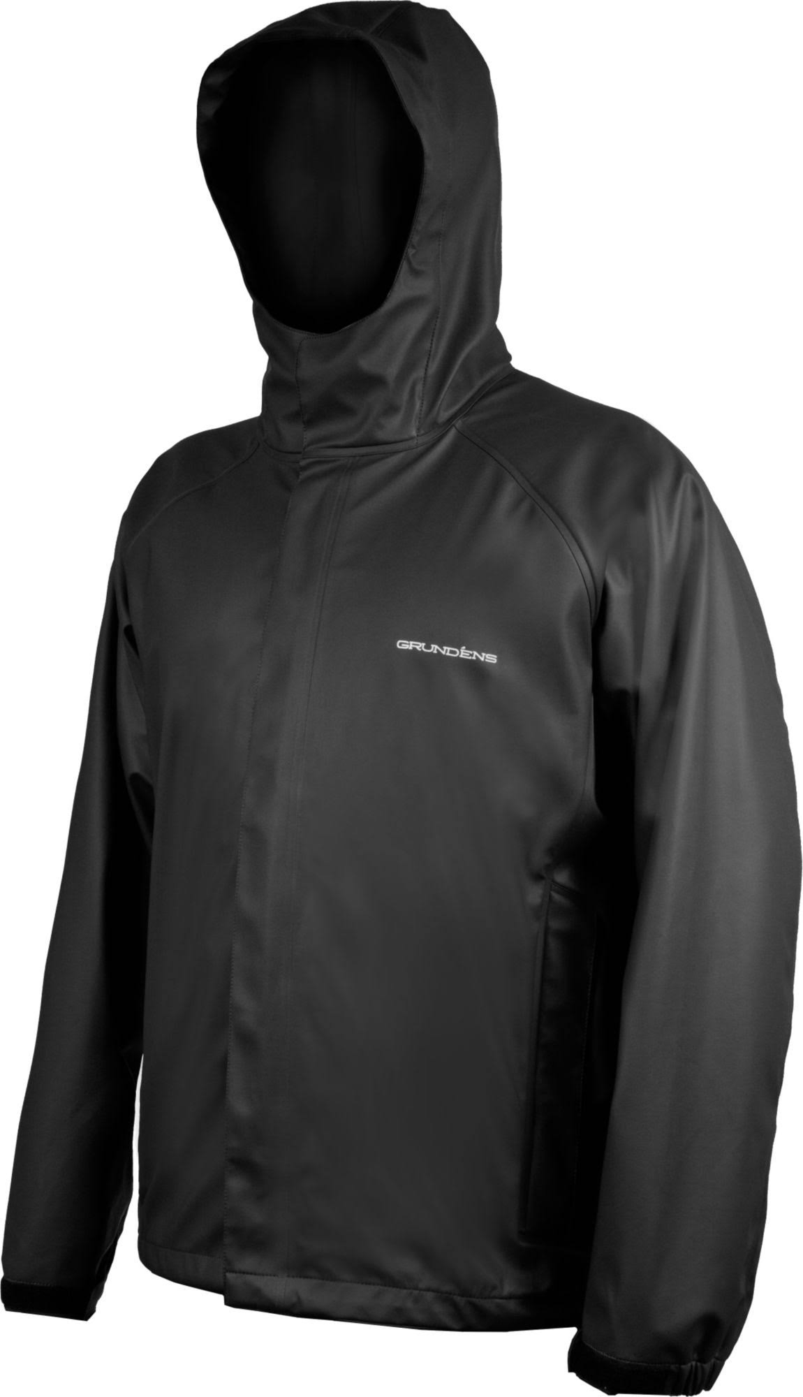 Grundens Neptune 319 Hooded Jacket - Black - A4_FHW4F3CF