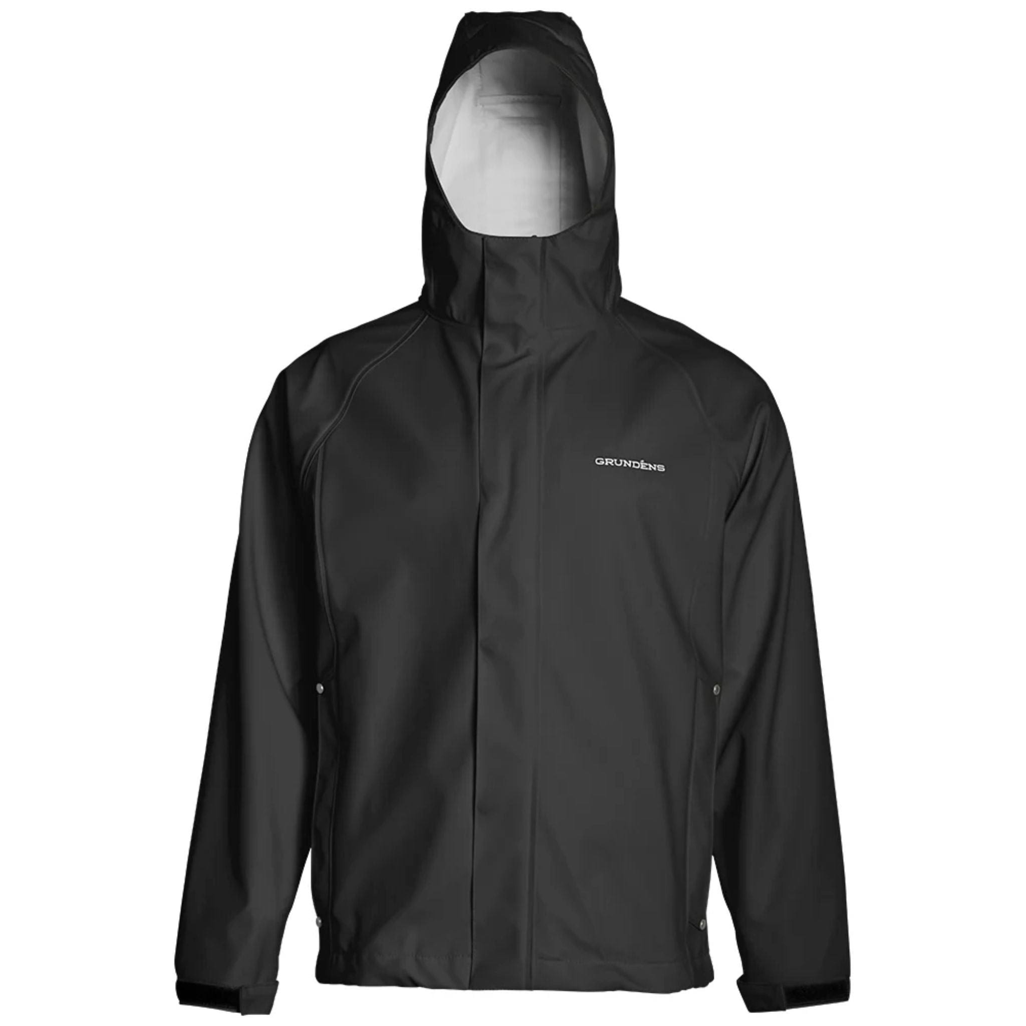 Grundens Neptune 319 Hooded Jacket - Black - A4_FHW4F3CF