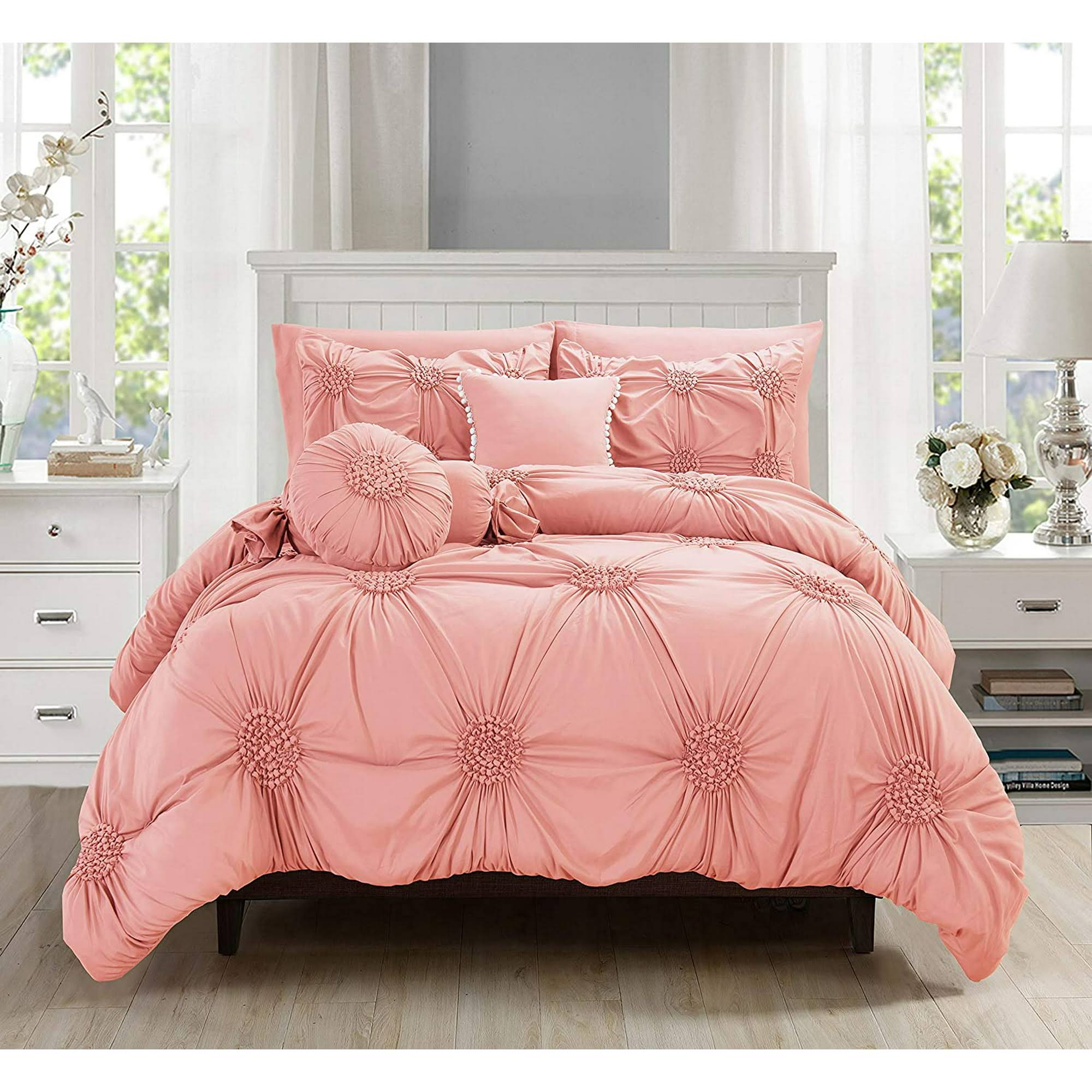 Elegant Comfort Luxurious, Softest, Coziest 10-Piece Bed-In-A-Bag Sunflower Comforter, Silky Soft Complete Set Includes Bed Sheet Set With U6_QHDUWFHR