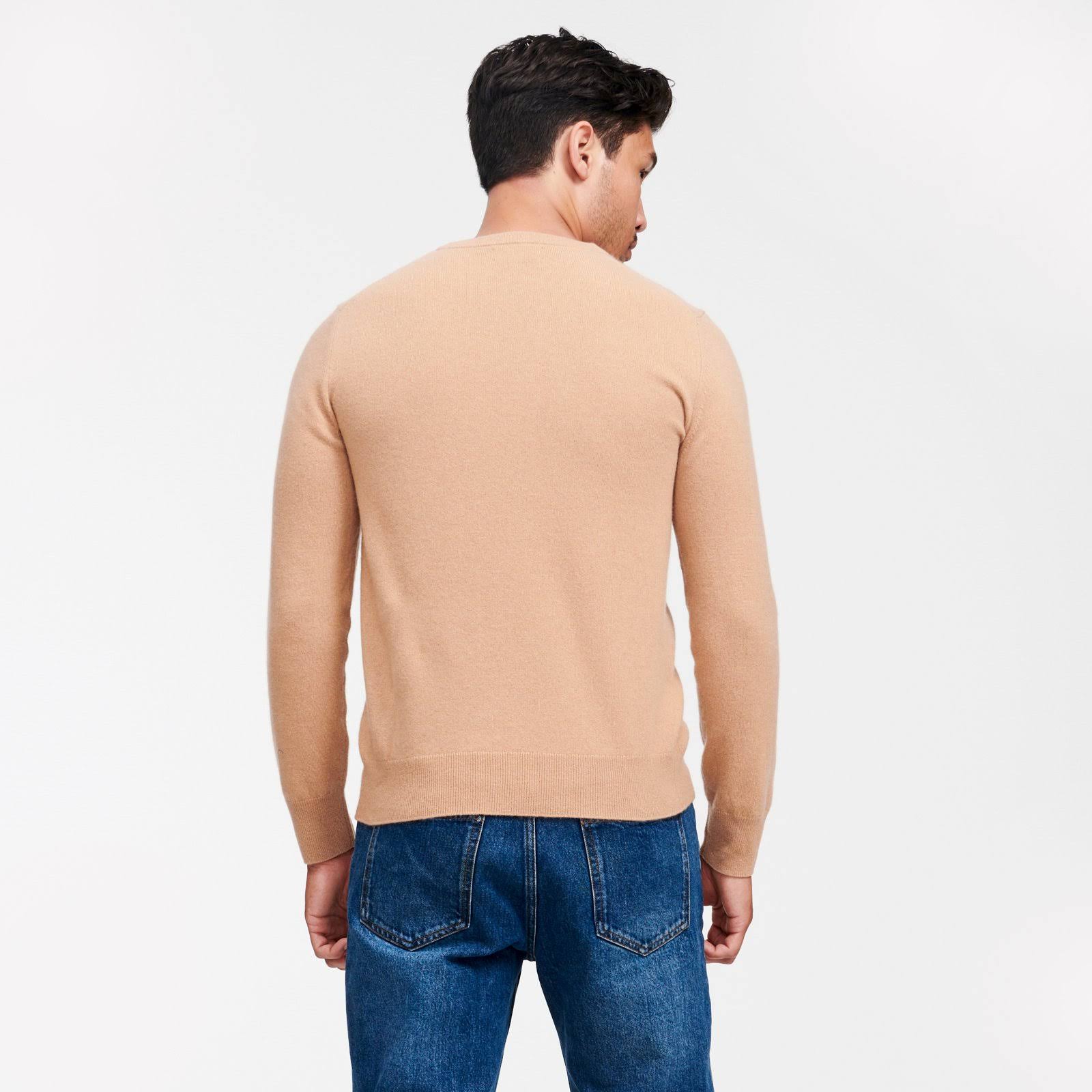Naadam The Original Cashmere V-Neck Sweater Men's In Cement, F8_VTARBFZ4