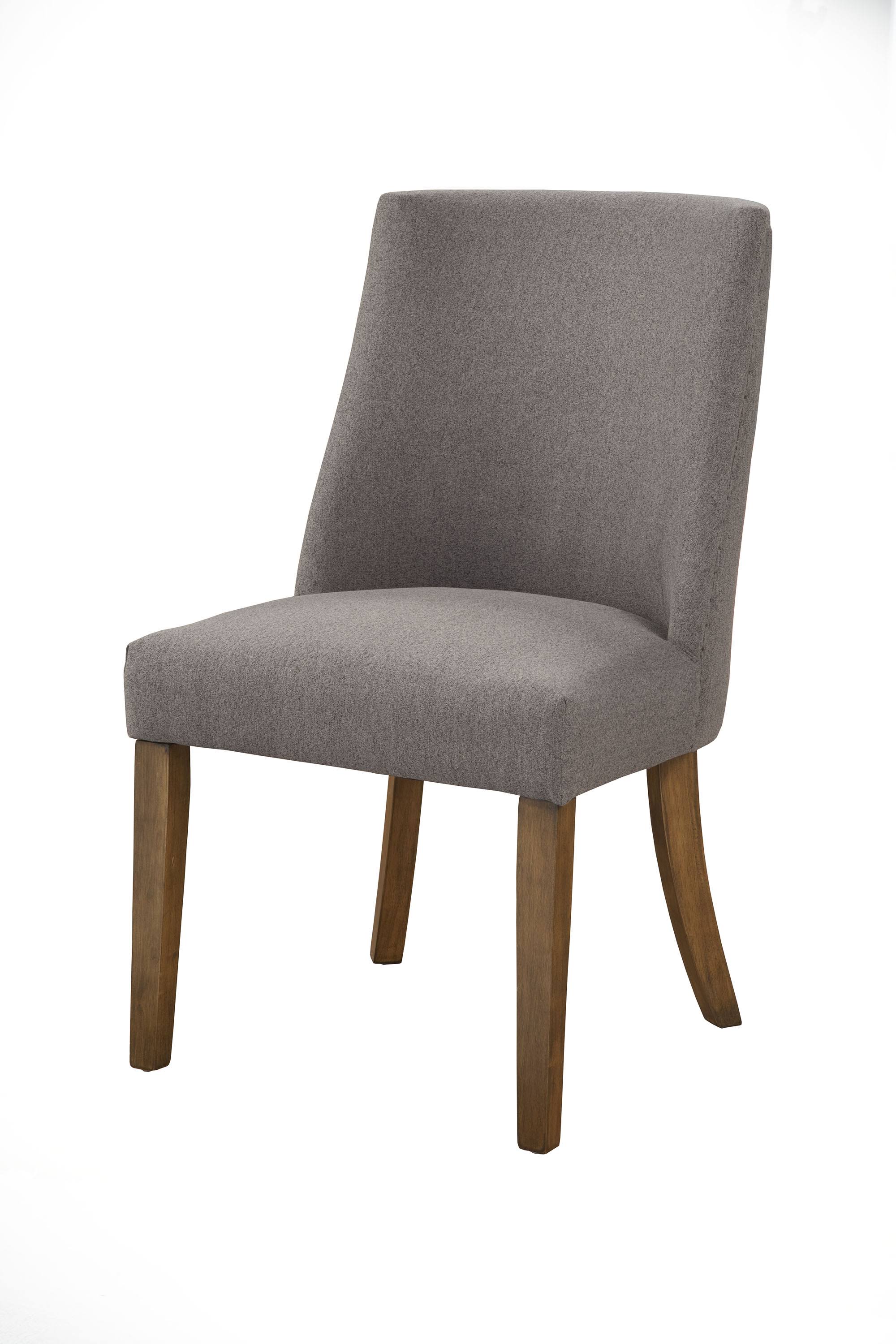 Alpine Furniture 2668-12 Kensington Upholstered Parson Chairs Dark Grey - Set Of V2_BM523S9I