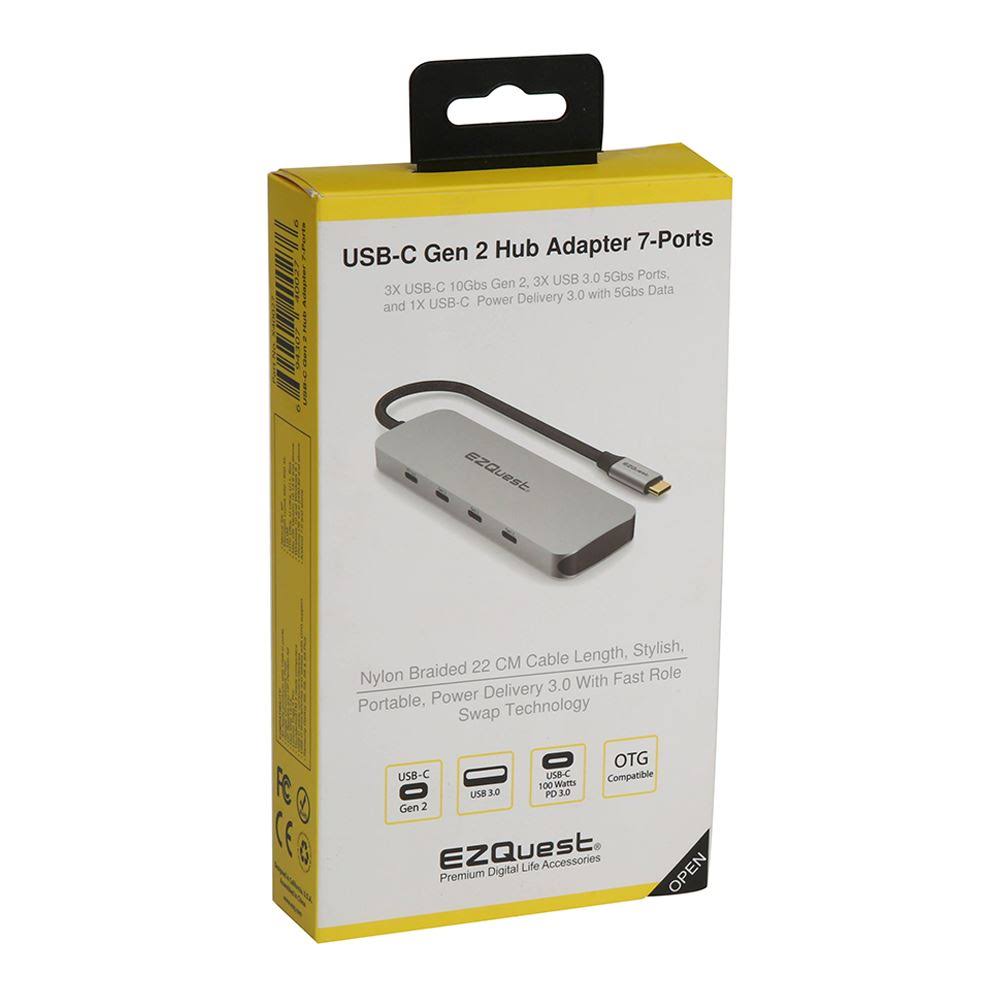 Ezquest Usb-C Gen 2 Hub Adapter 7 LG_O8CBEZDZ