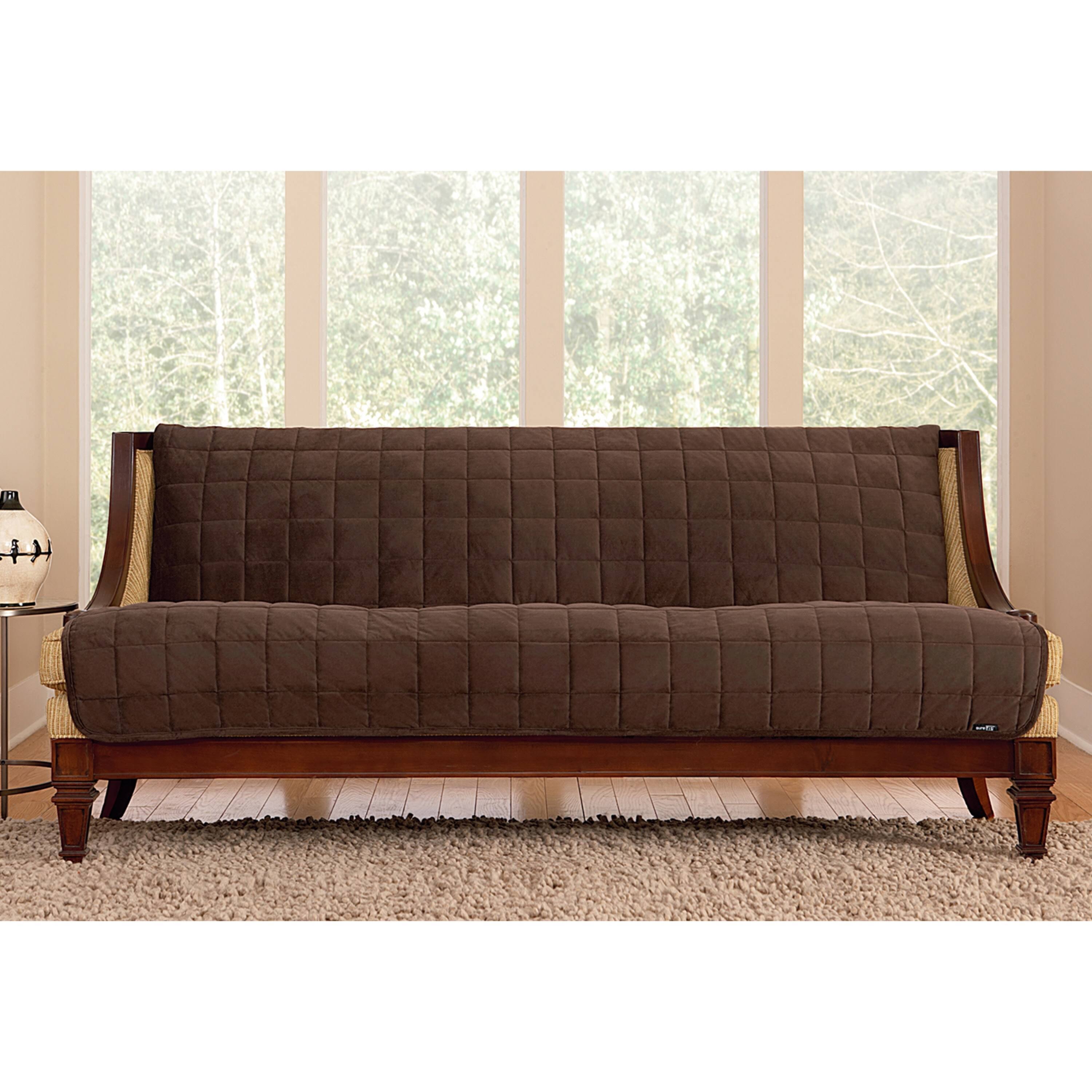 Sure Fit Deluxe Armless Sofa Slipcover In AW_NYKDDAGX