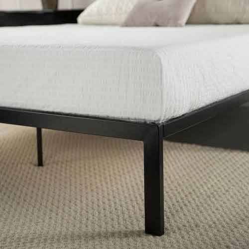 Zinus Cherie Faux Leather Classic Platform Bed With Support Slats, TD_3ISBCQIT
