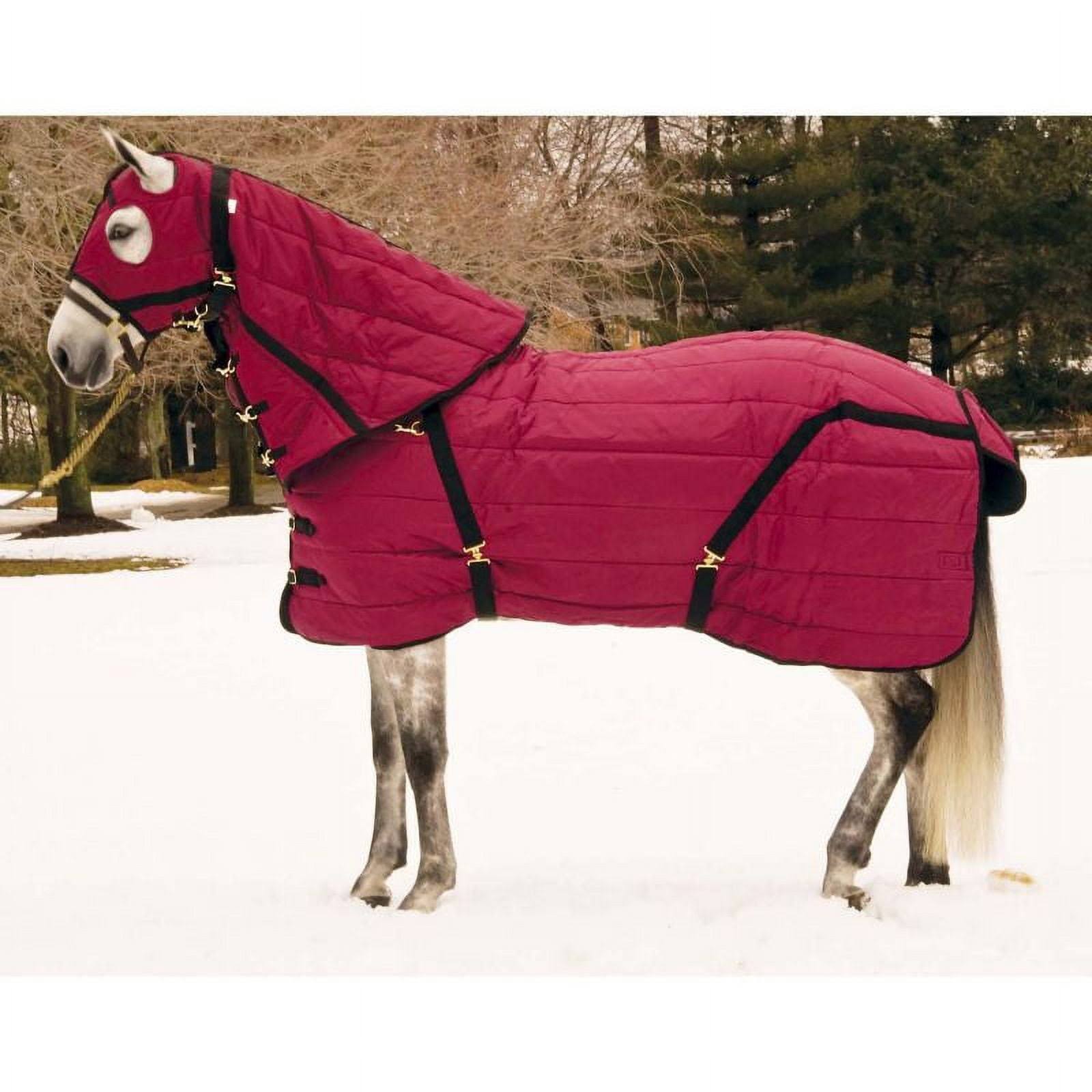Snuggie Quilted Stable Blanket 72in Burgundy/8S_9U8Z3KBH
